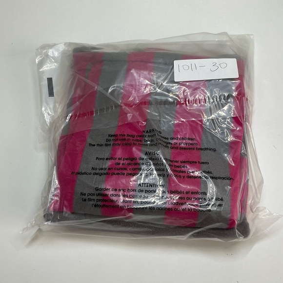 Cupio Womens S Pink Gray Striped Sweater Removable Scarf Set Long Sleeve - Picture 8 of 8